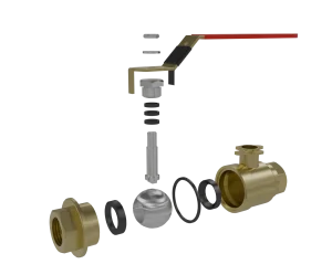 brass-ball-valve-3d-animation-exploded-view Industrial Brass Ball Valve Assembly 3D Animation