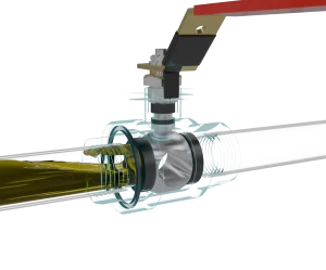brass-ball-valve-3d-animation-fluid-close Industrial Brass Ball Valve Flow Simulation 3D Animation
