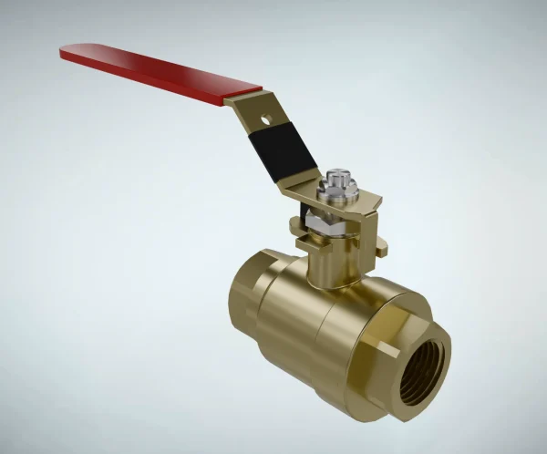 brass-ball-valve-3d-animation-overall-appearance Industrial Brass Ball Valve Overview 3D Animation