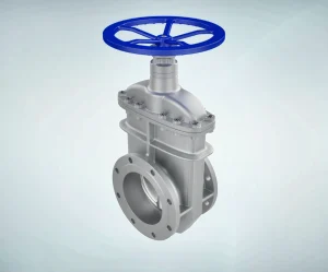 inside-screw-non-rising-stem-gate-valve-3d-animation-overall-appearance Industrial Non-Rising Stem Gate Valve Overview 3D Animation