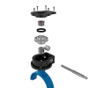 Industrial Manual Turbine Butterfly Valve Assembly 3D Animation