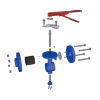 Manual Wafer Butterfly Valve Assembly