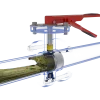 Industrial Manual Wafer Butterfly Valve Flow Simulation 3D Animation