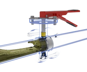 manual-wafer-butterfly-valve-3d-animation-fluid-close Industrial Manual Wafer Butterfly Valve Flow Simulation 3D Animation