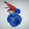 Industrial Manual Wafer Butterfly Valve Overview 3D Animation
