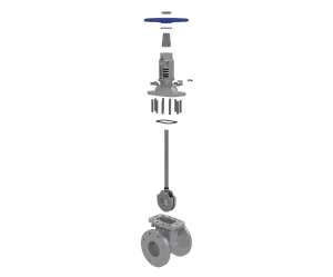 outside-screw-yoke-gate-valve-3d-animation-exploded-view Industrial Rising Stem Gate Valve Assembly 3D Animation