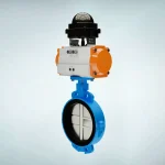 Industrial Pneumatic Butterfly Valve Overview 3D Animation