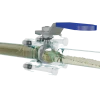 Industrial Stainless Steel Manual Ball Valve Flow Simulation 3D Animation
